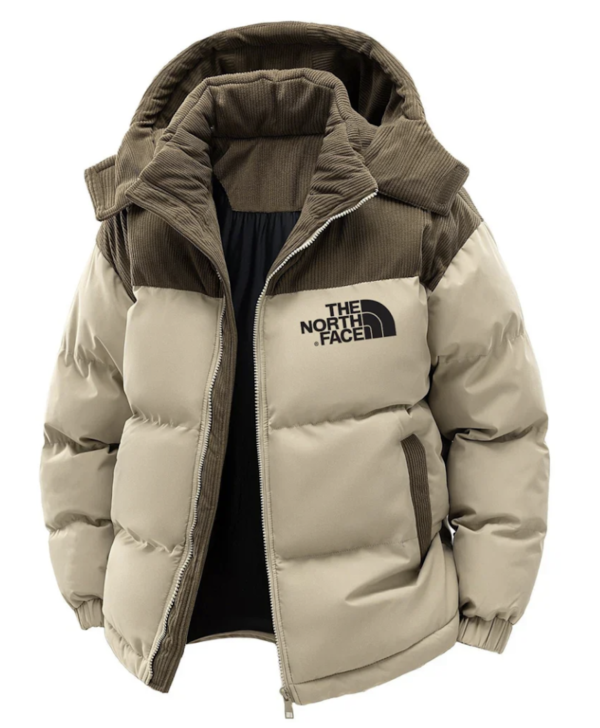 TNF – Doudoune en Velours Côtelé