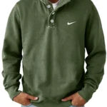 Nike – Sweat-shirt classique à col boutonné