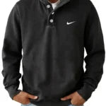 Nike – Sweat-shirt classique à col boutonné