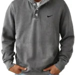Nike – Sweat-shirt classique à col boutonné