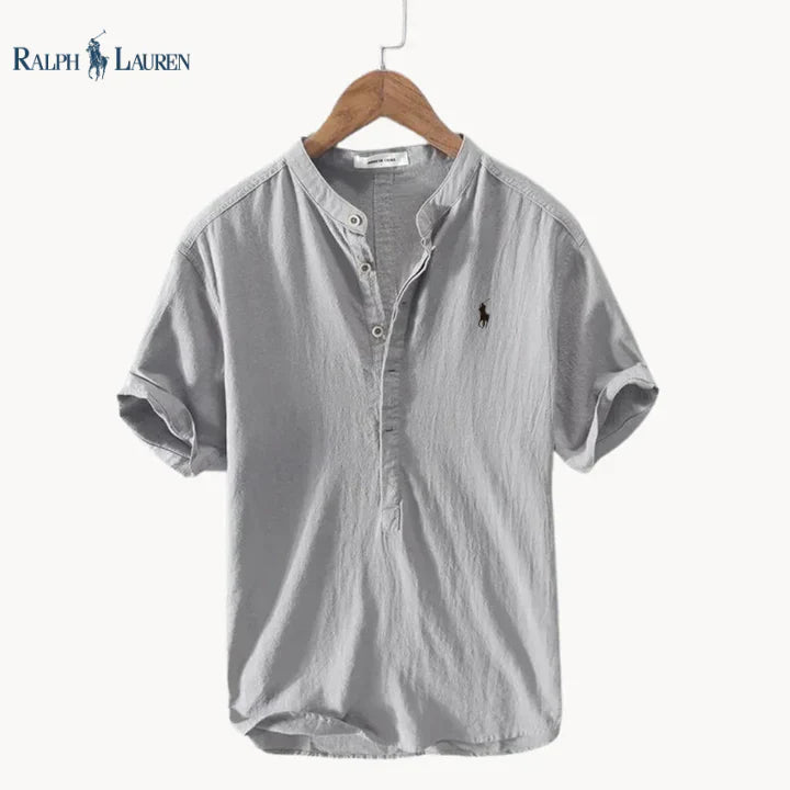Chemise en lin premium pour homme de l'été