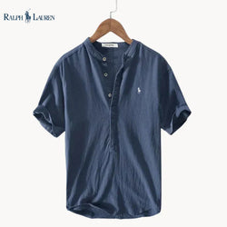 Chemise en lin premium pour homme de l'été