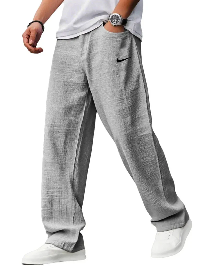 NK – Pantalon en lin coupe décontractée