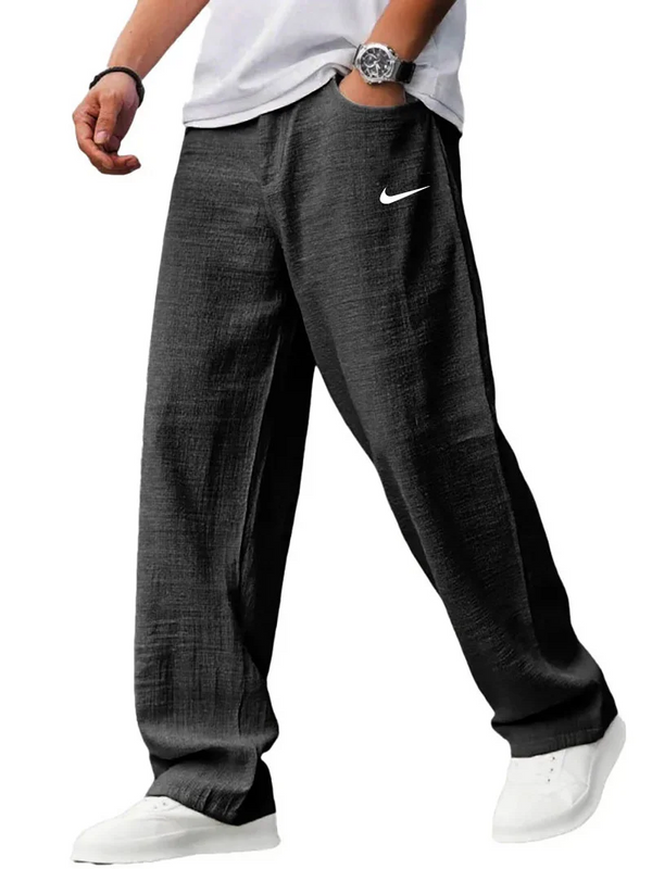 NK – Pantalon en lin coupe décontractée