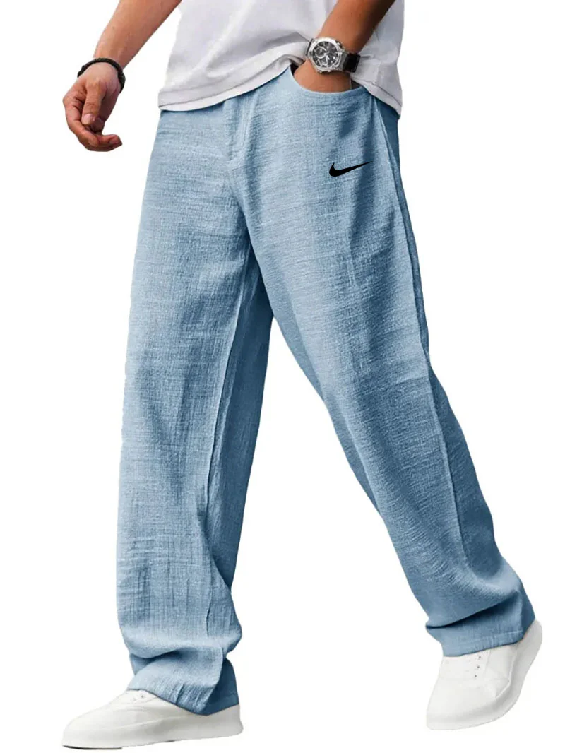 NK – Pantalon en lin coupe décontractée
