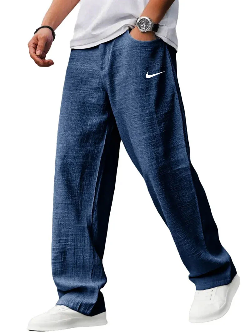 NK – Pantalon en lin coupe décontractée